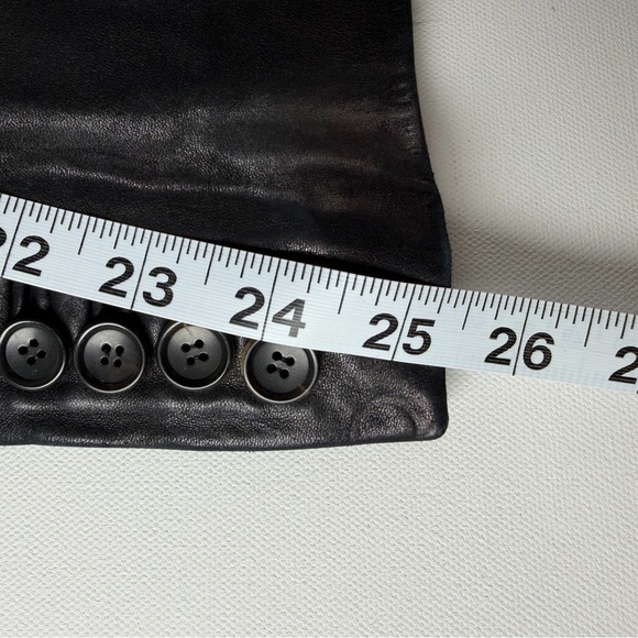 GUCCI Leather Trench Coat Men’s Small Color Black Authenticated REAL REAL - Picture 16 of 16